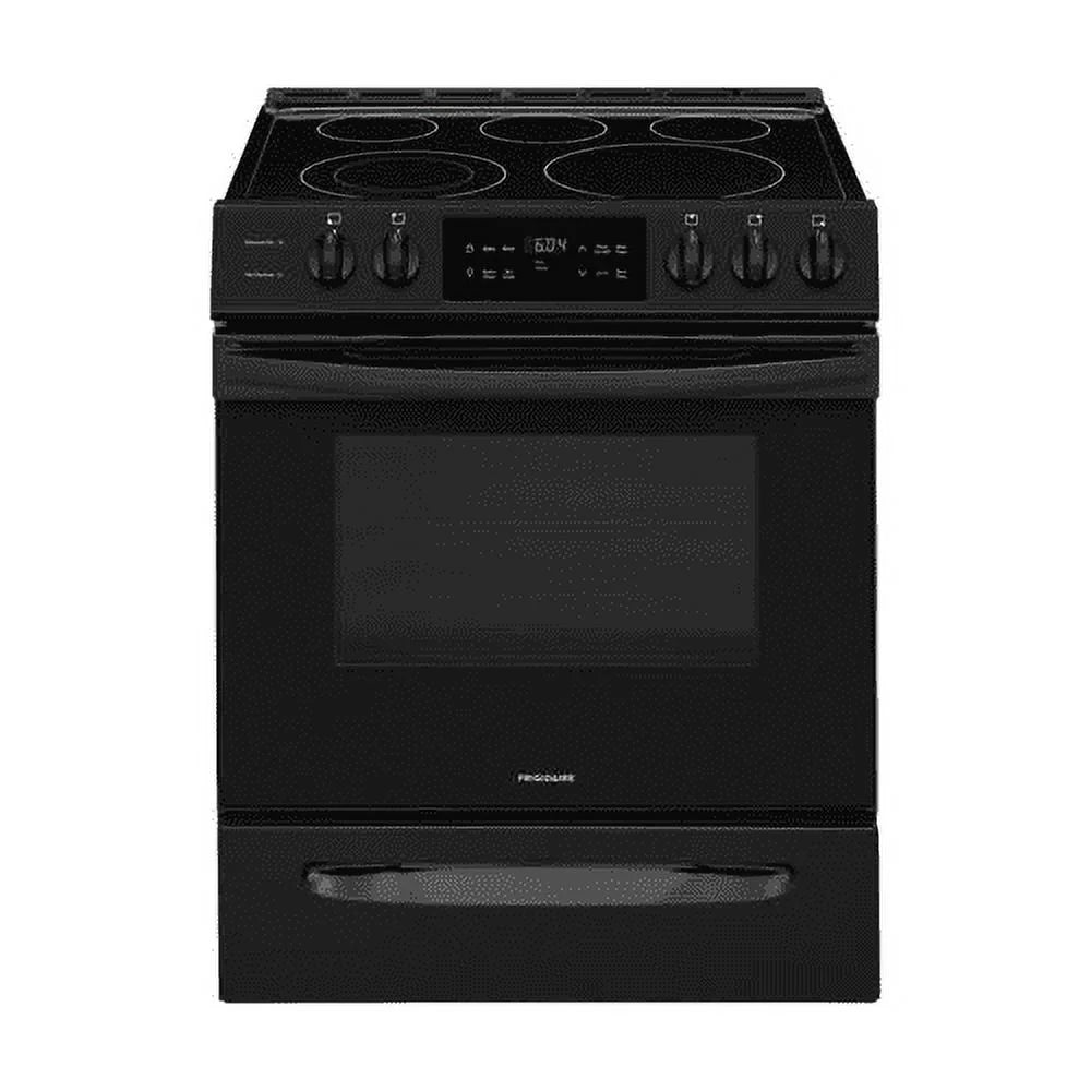 Frigidaire FFEH3054UB - Range - freestanding - niche - width: 30 in - depth: 24 in - height: 36 in - with self-cleaning - black