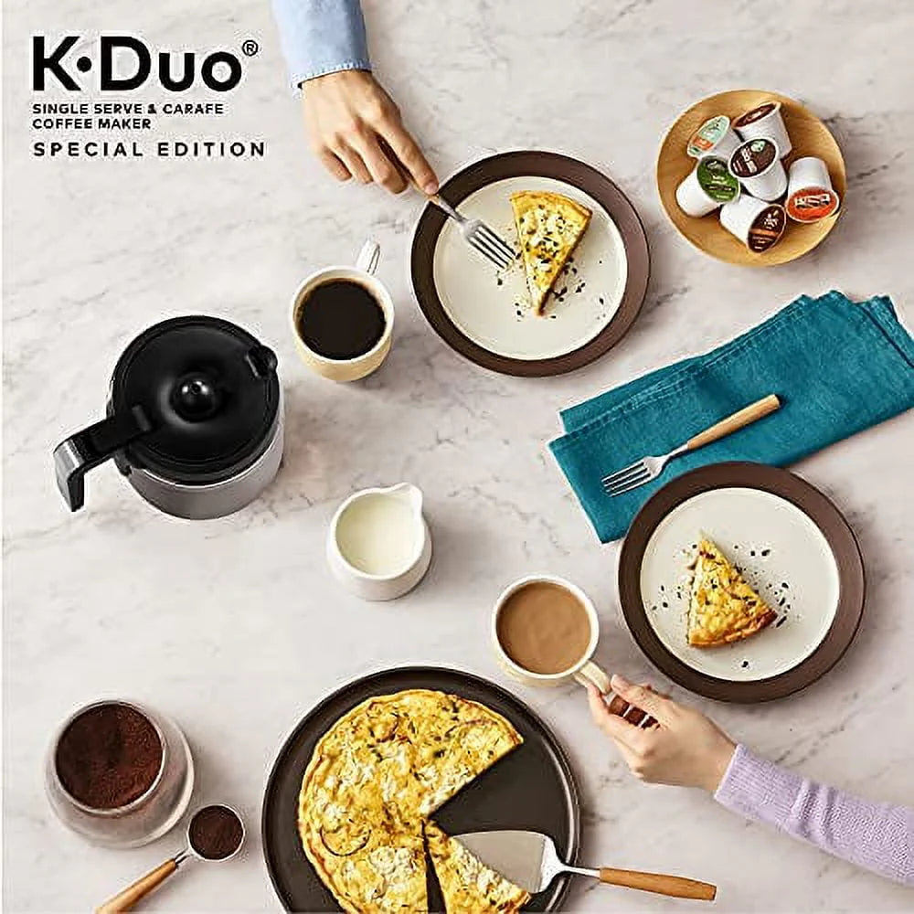 Keurig K-Duo Special Edition Single Serve & Carafe Coffee Maker, Silver T27571