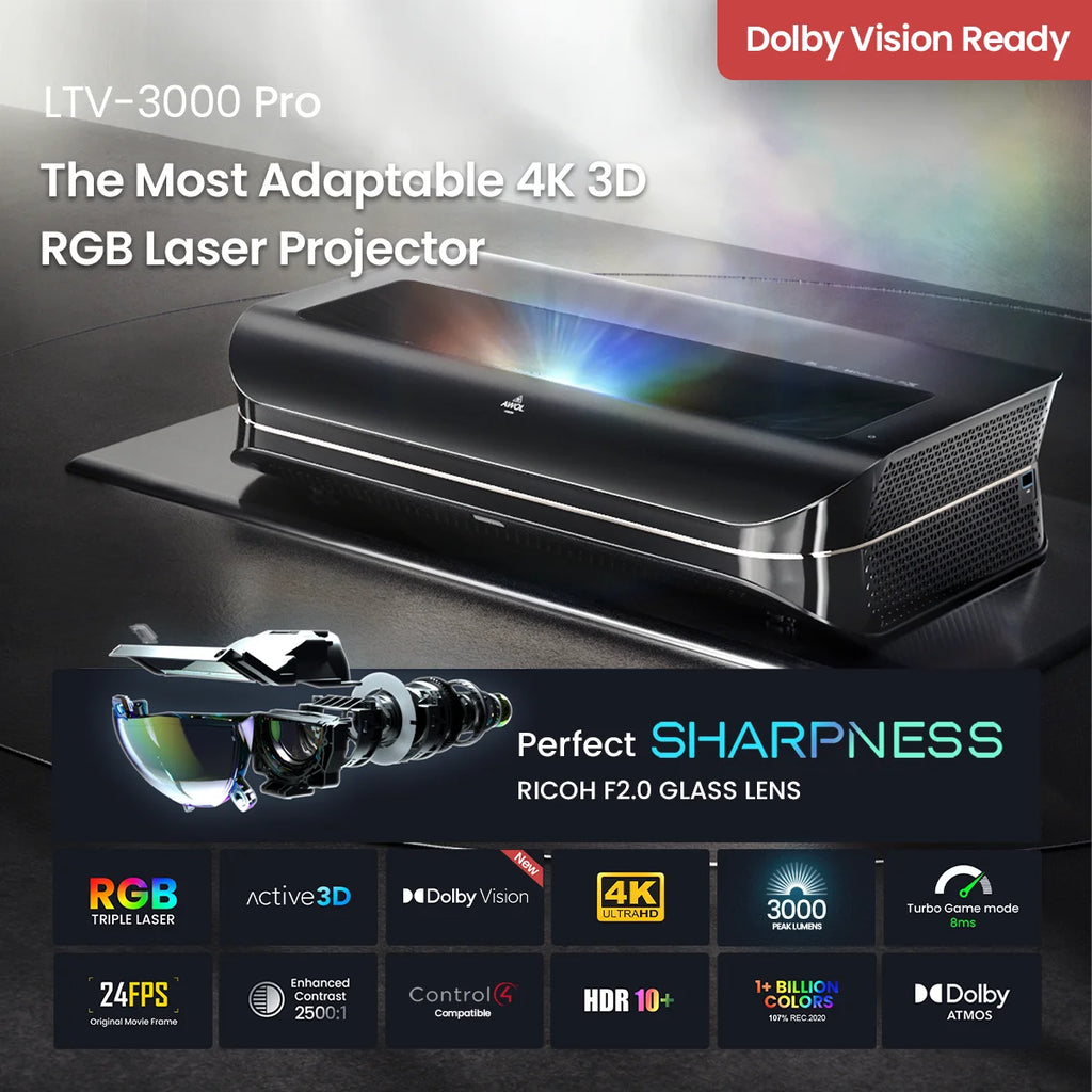 AWOL Vision LTV-2500 4K UHD Triple Laser Projector Q421259
