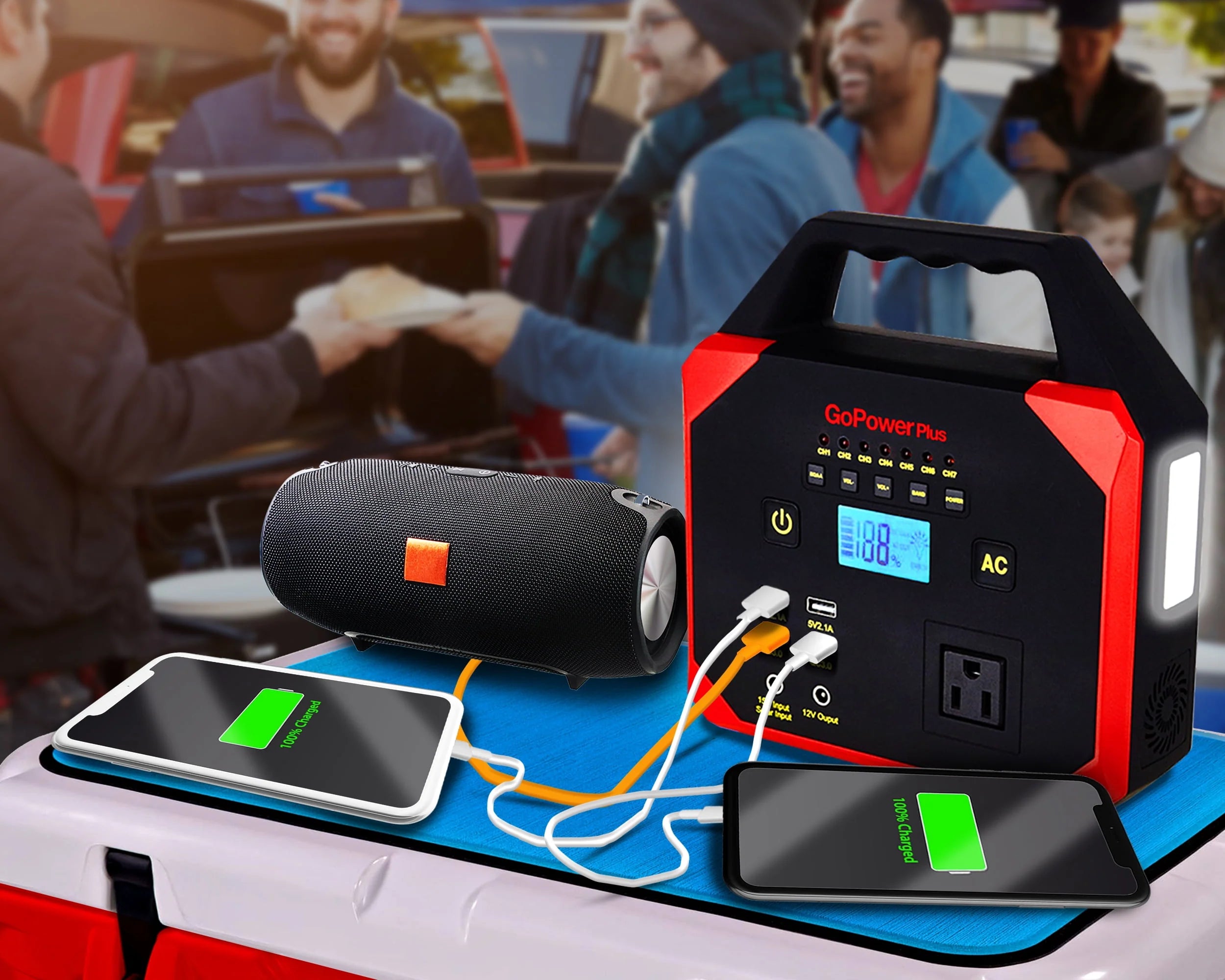 GoPower Plus 45000 mAh Emergency Power Station with AC and USB Ports U774