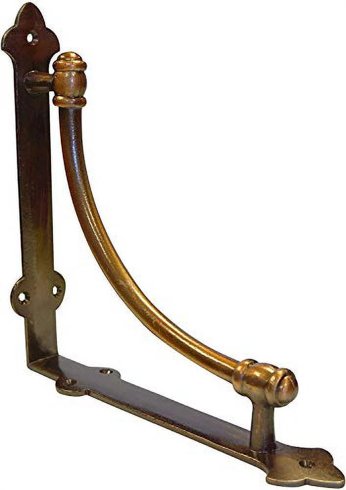 NACH Farmhouse Industrial Shelf Brackets Cast Iron Wall Mount, Copper 2 Pack I893425
