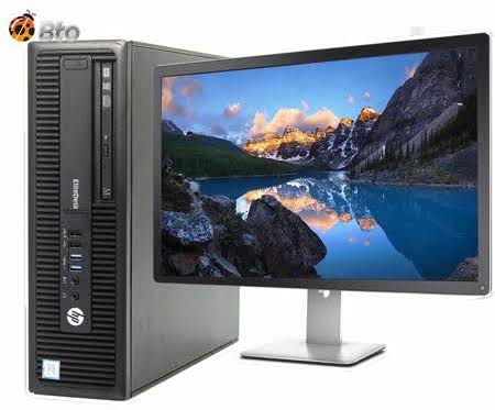 HP EliteDesk 800 G1 SFF Desktop Computer Core i7-4th, 8GB Ram, 240GB Ssd, 1TB Hdd, New 22 inchlcd, Keyboard u0026 Mouse, Wifi, B