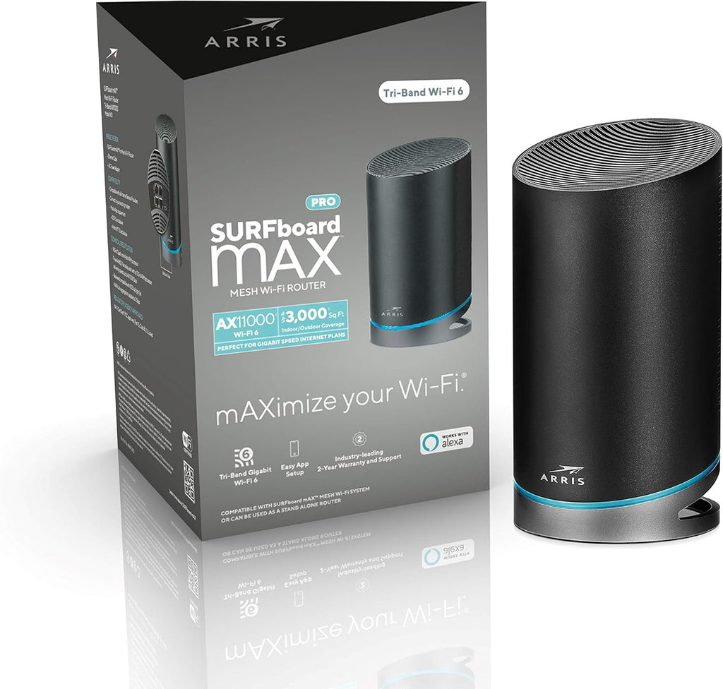 ARRIS SURFboard mAX Pro Mesh AX11000 Wi-Fi 6 AX Router (W31)