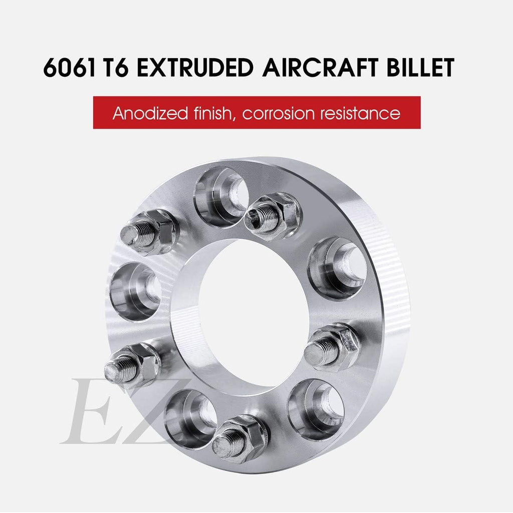 EZAccessory 2 Billet Wheel Adapters 5x112 to 5x114.3 1 Inch L22211