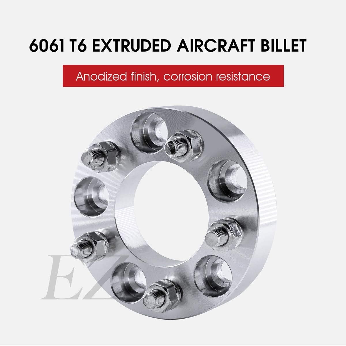 EZAccessory 2 Billet Wheel Adapters 5x112 to 5x114.3 1 Inch L22211