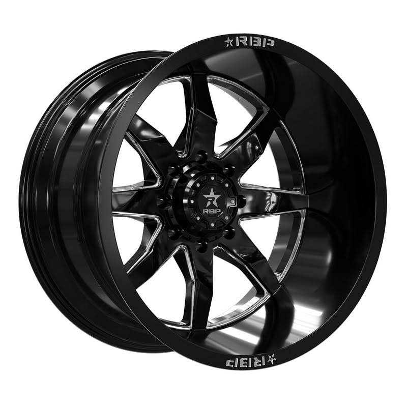 Nissan Titan RBP Milled Gloss Black Saharan 81R Wheel K971