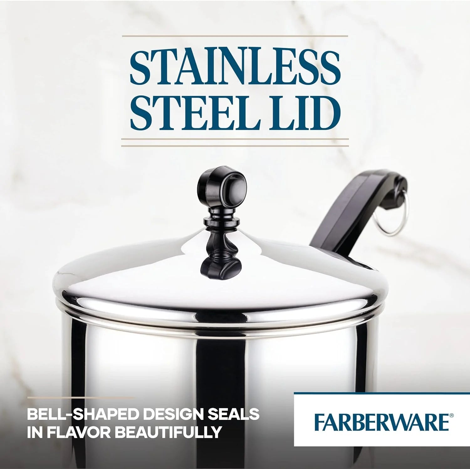 Farberware Classic Stainless Steel Saucepan with Lid, 3 Quart E8869