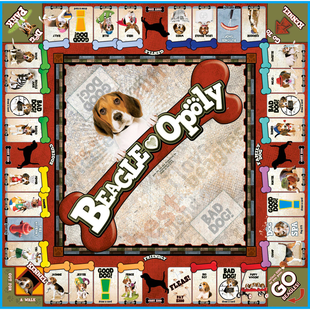 Beagle-Opoly Board Game by Late For the Sky E49592