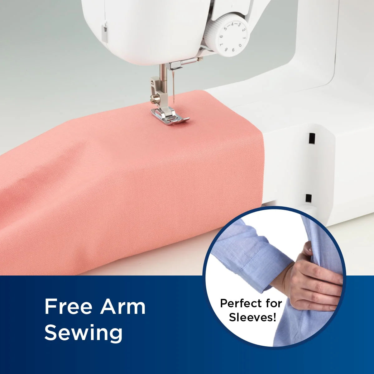 Brother LX3817 17-Stitch Portable Sewing Machine, White F765