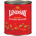 6 Packs : Spanish Green Sliced Olives No Pimiento,no. 10 Can.