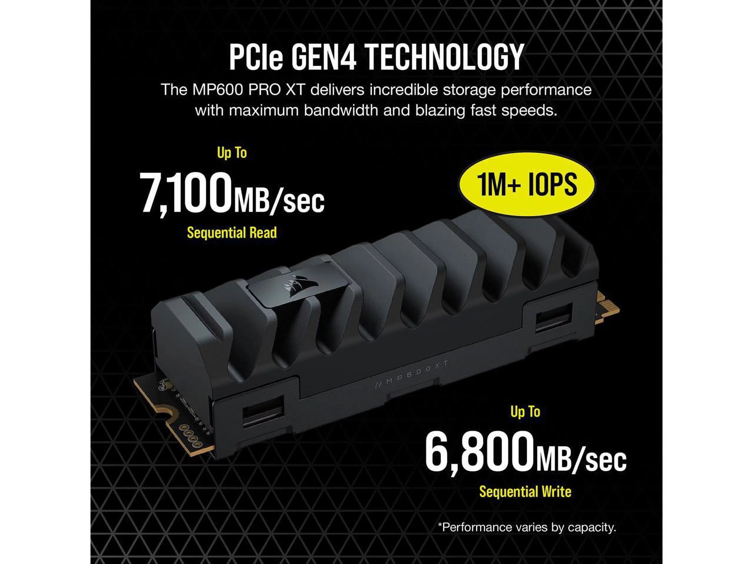 Corsair MP600 PRO XT 2TB PCIe 4.0 NVMe M.2 SSD O515505