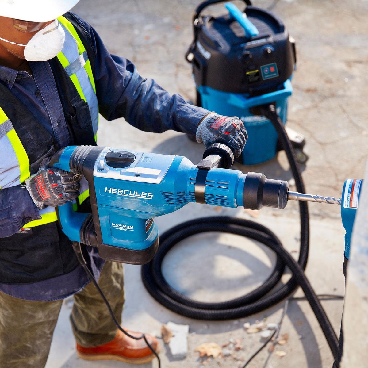 HERCULES 14 Amp SDS-MAX Variable-Speed Rotary Hammer A126442