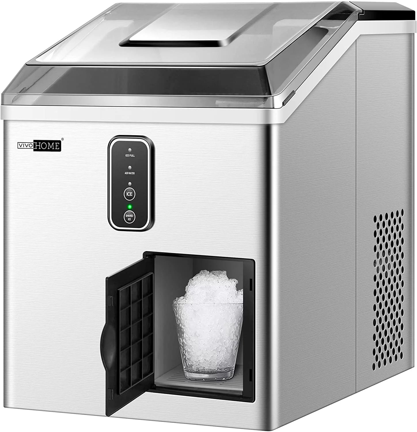 VIVOHOME 2 in 1 Countertop Ice Maker & Ice Shaver Machine A608