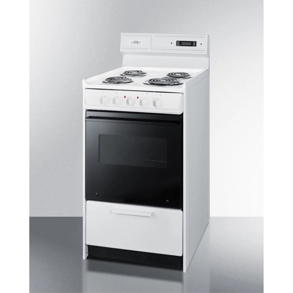 SUMMIT WEM130DK 20" Freestanding Coil Electric Range P450934