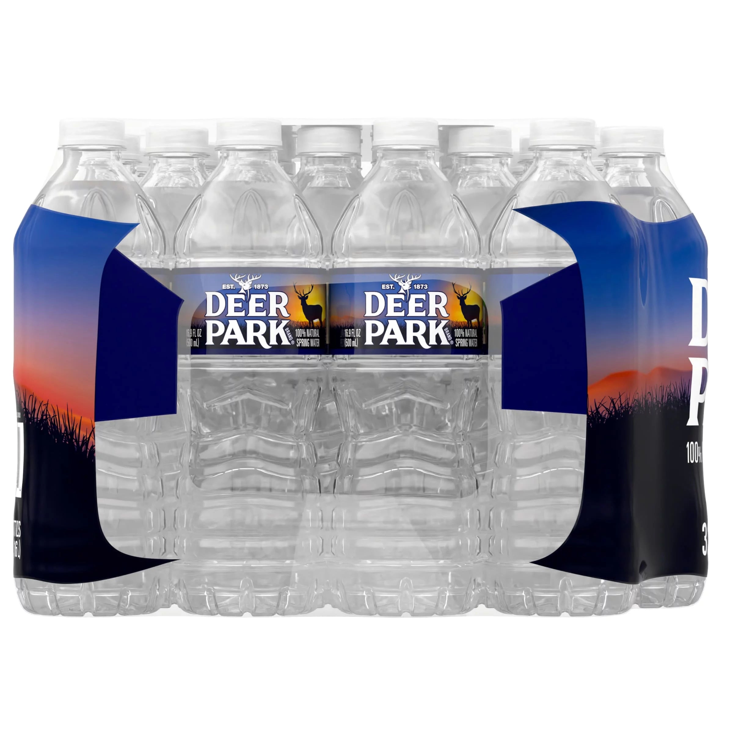 DEER PARK Brand 100% Natural Spring Water, 16.9 oz Bottles, Pack of 32 P559