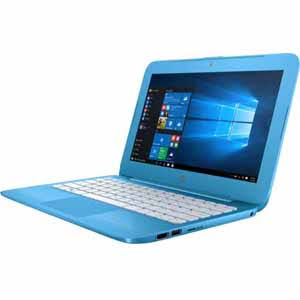 HP Stream 11-y010nr 11.6" Laptop, Celeron N3060, 4GB RAM, 32GB SSD, Aqua Blue V366760