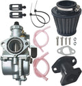 VM22 26mm Carburetor for Predator 212cc GX200 6.5hp Engine 196cc CT200U Go Kart Mini Bike Carburetor Carb with Intake Pipe Manifold Air Filter Pack of 2