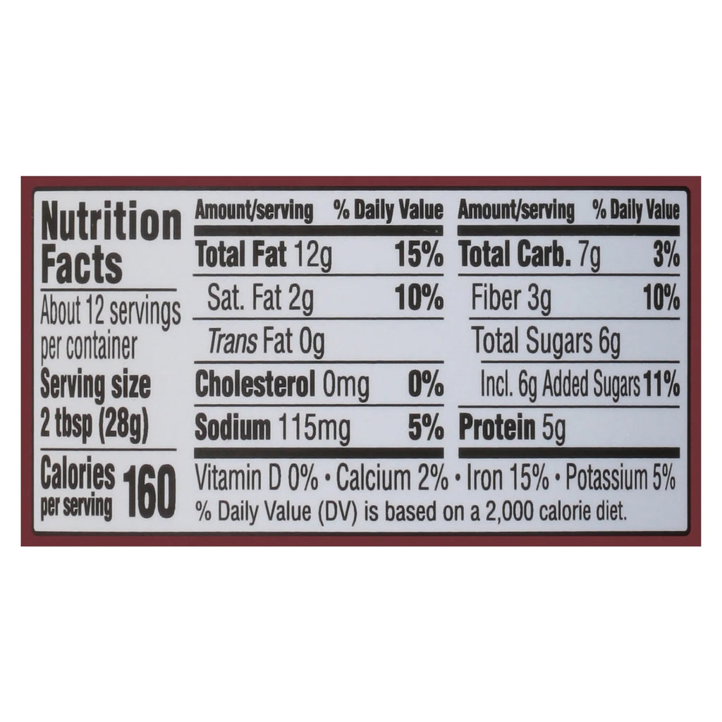 Soom Tahini Spread Dark Chocolate Sea Salt 12 oz Case of 6 V440