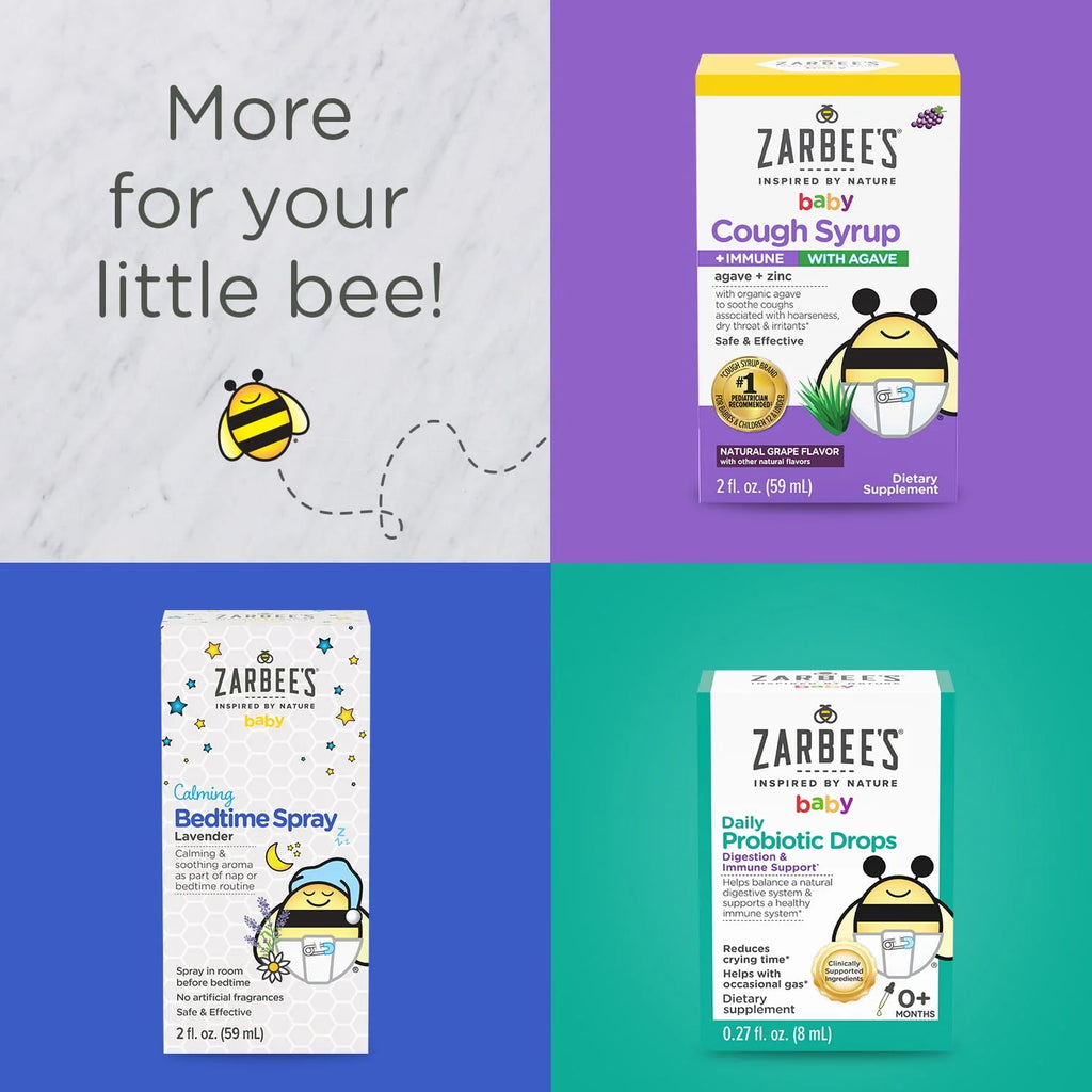 Zarbee's Baby Immune Support with Zinc, Grape, 2oz Z396006