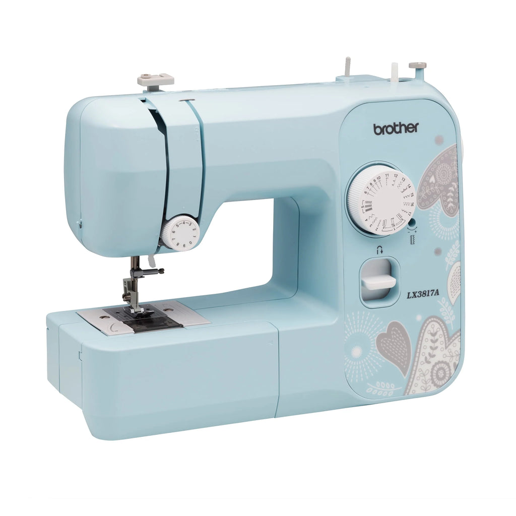 Brother LX3817 17-Stitch Portable Sewing Machine, White F765