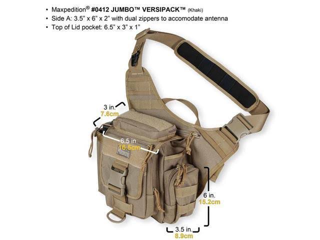 Maxpedition Jumbo Versipack Black S5572