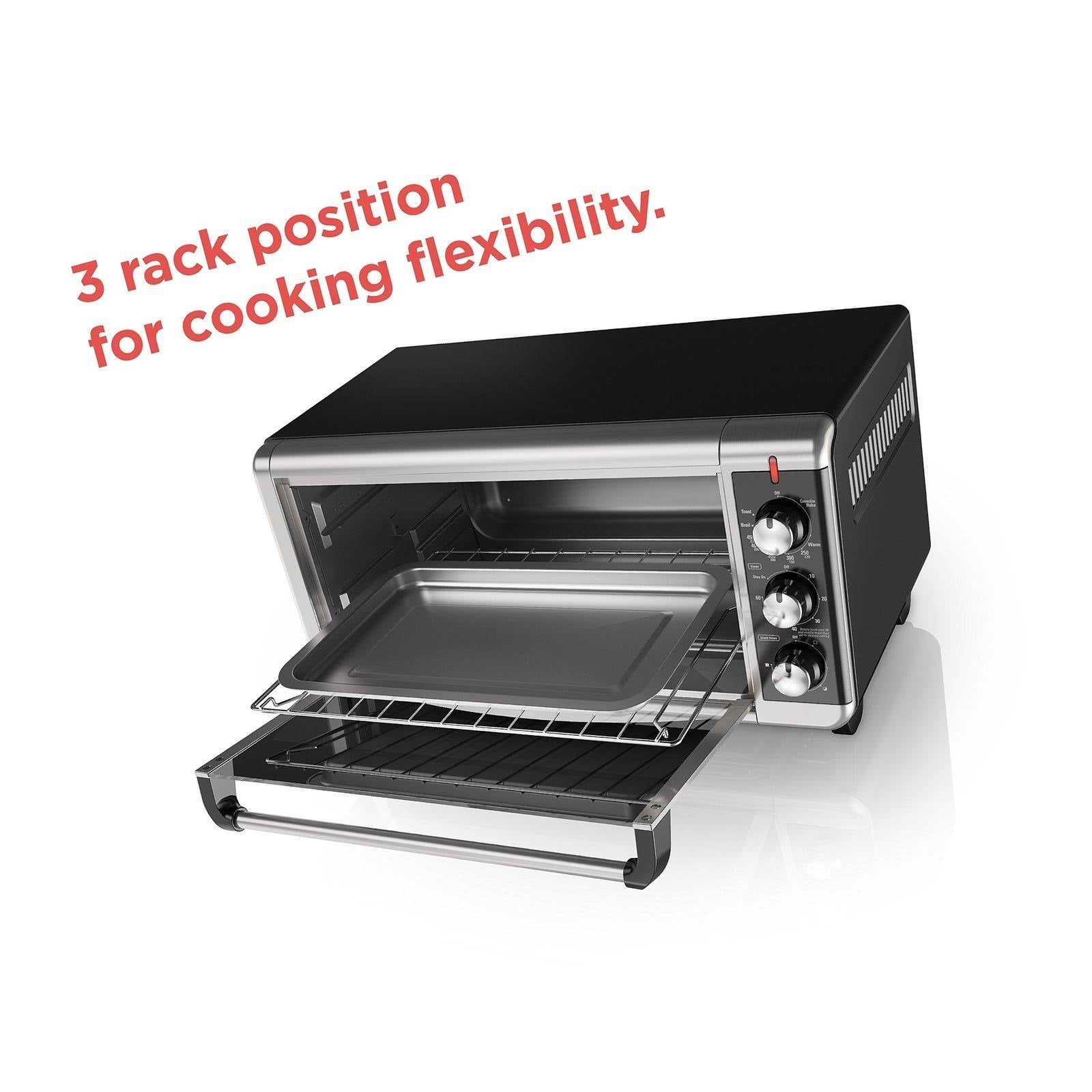 Black+decker TO3250XSB 8-Slice Convection Toaster Oven W32574