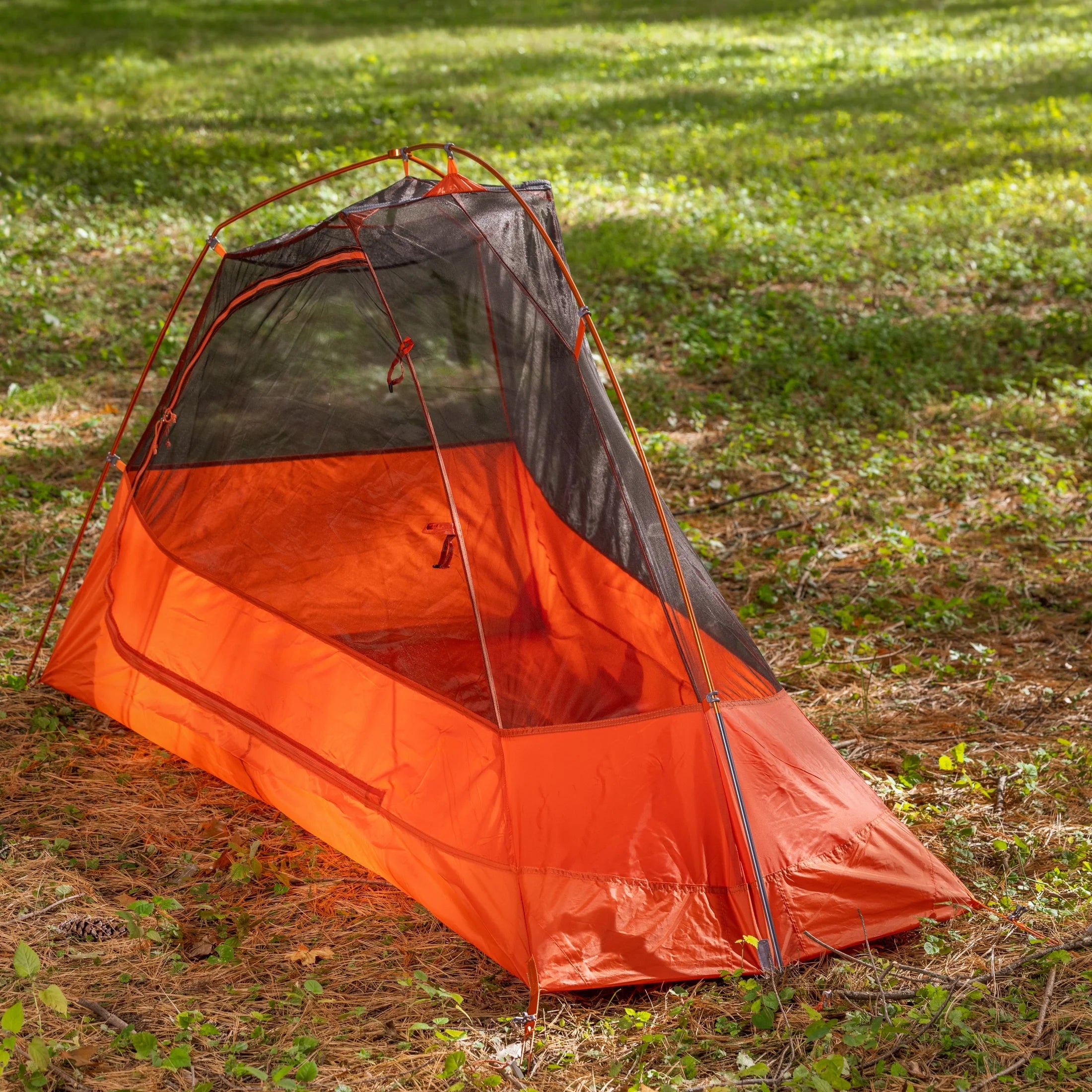 Ozark Trail 1-Person Lightweight Backpacking Tent, Orange Y6227