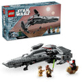 LEGO Star Wars: The Phantom Menace Darth Maul's Sith Infiltrator, Starship Toy, Includes Qui-Gon Jinn, Darth Maul, Anakin Skywalker, and Exclusive 25th Anniversary Saw Gerrera Minifigure, 75383