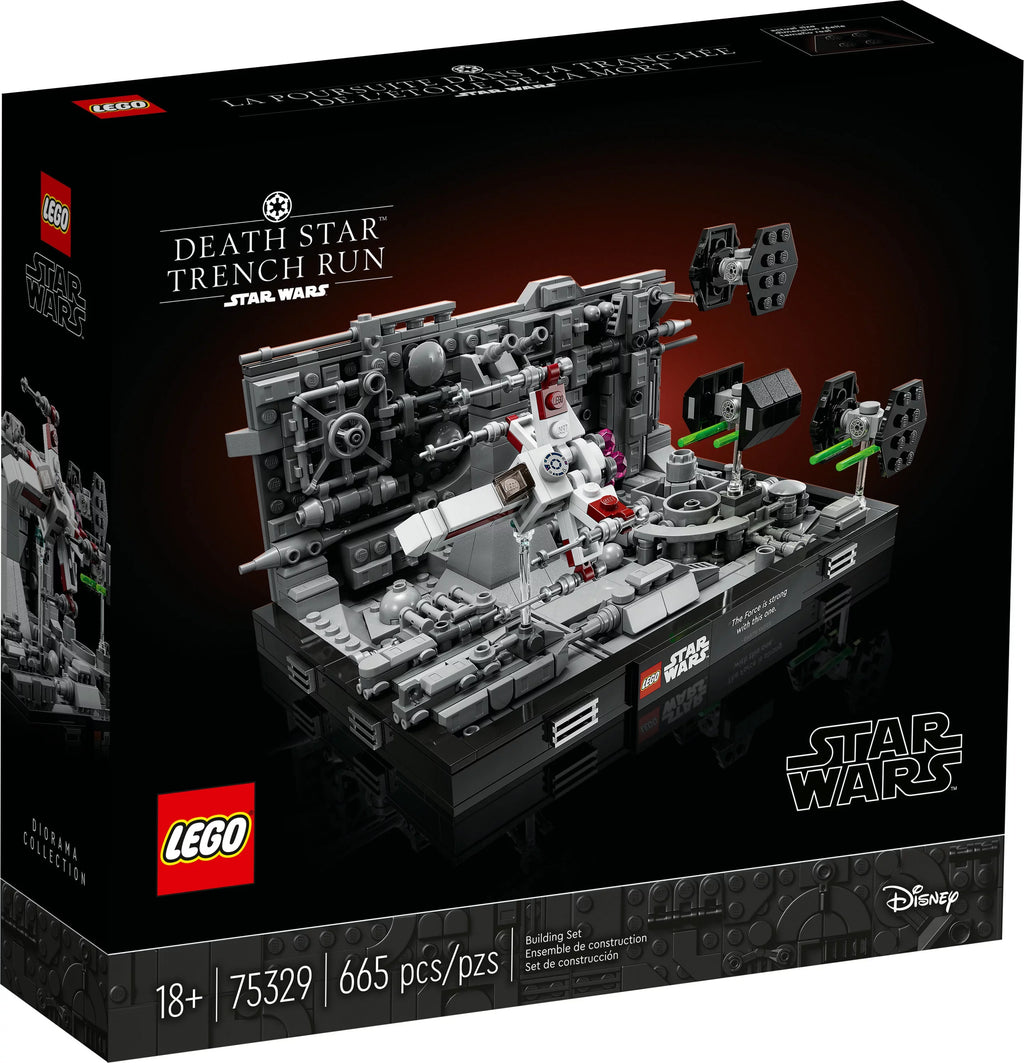 LEGO Star Wars Death Star Trench Run Diorama 75329 Building Set for Adults E842