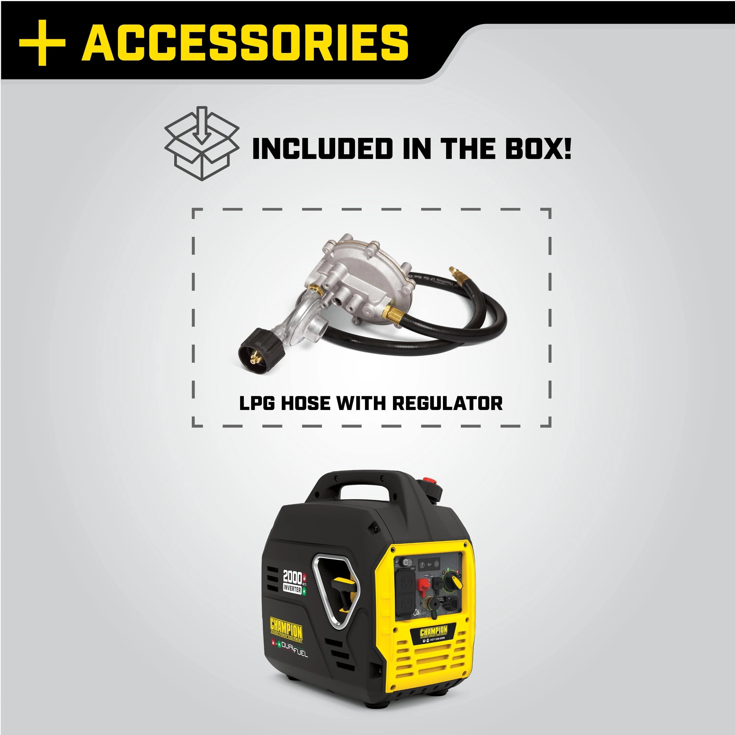 Champion Power Equipment 2000 Watt Dual Fuel Inverter Generator K903