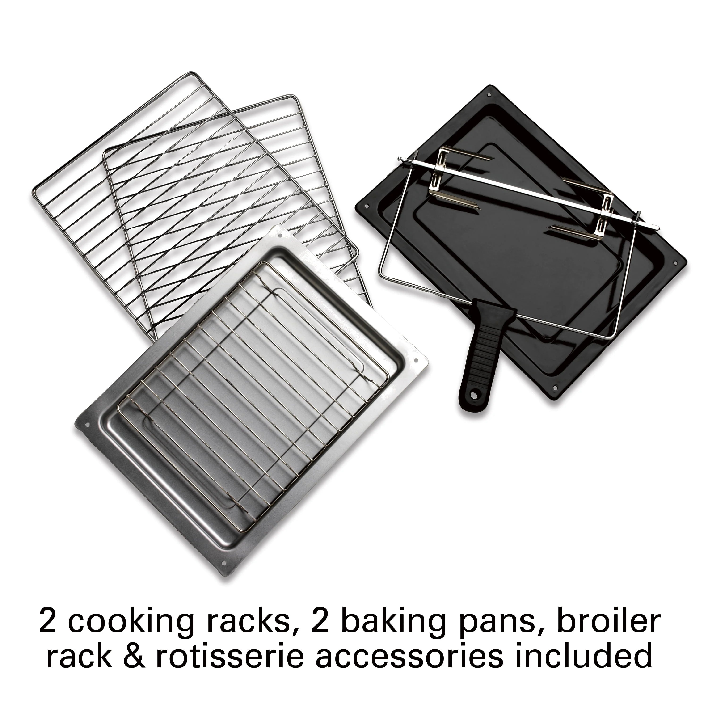 Hamilton Beach Countertop Oven with Convection and Rotisserie, Silver R448302