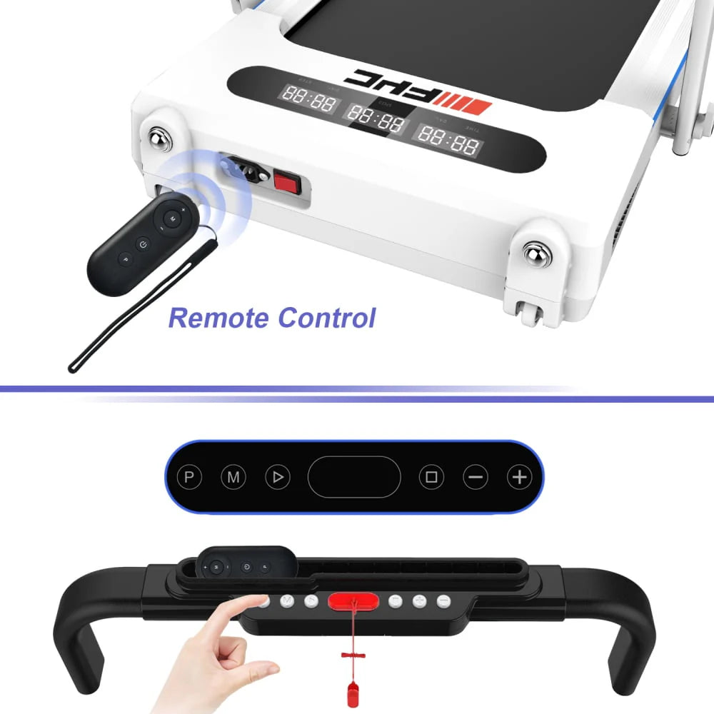 Folding Treadmill with Incline 2.5HP for Home, Bluetooth & Heart Rate Sensor U3414