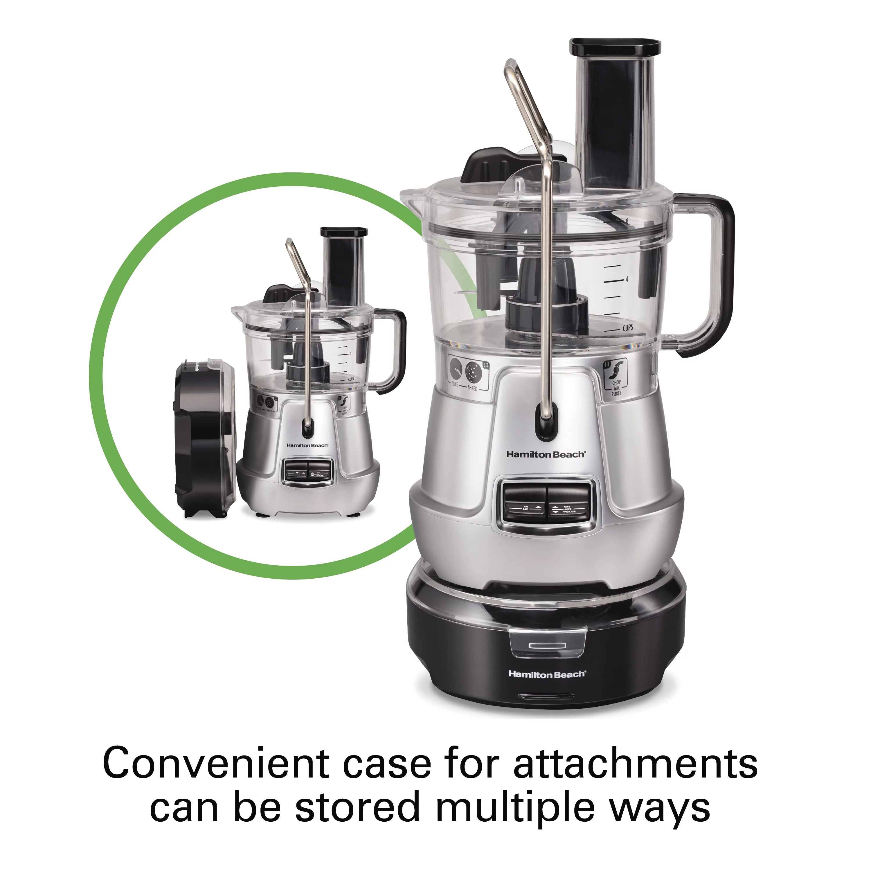 Hamilton Beach Stack & Snap 8 Cup Food Processor F60440