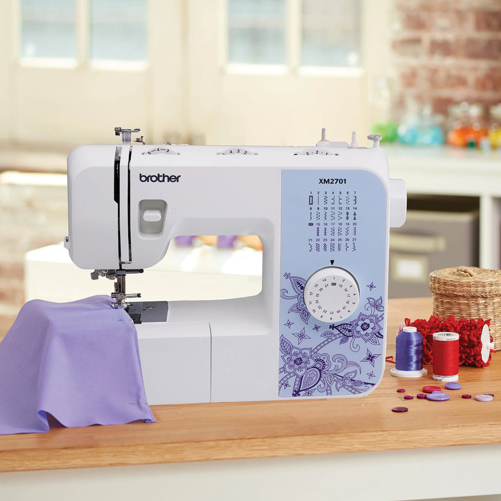 Brother XM2701 Portable Sewing Machine with 27 Stitches D8839