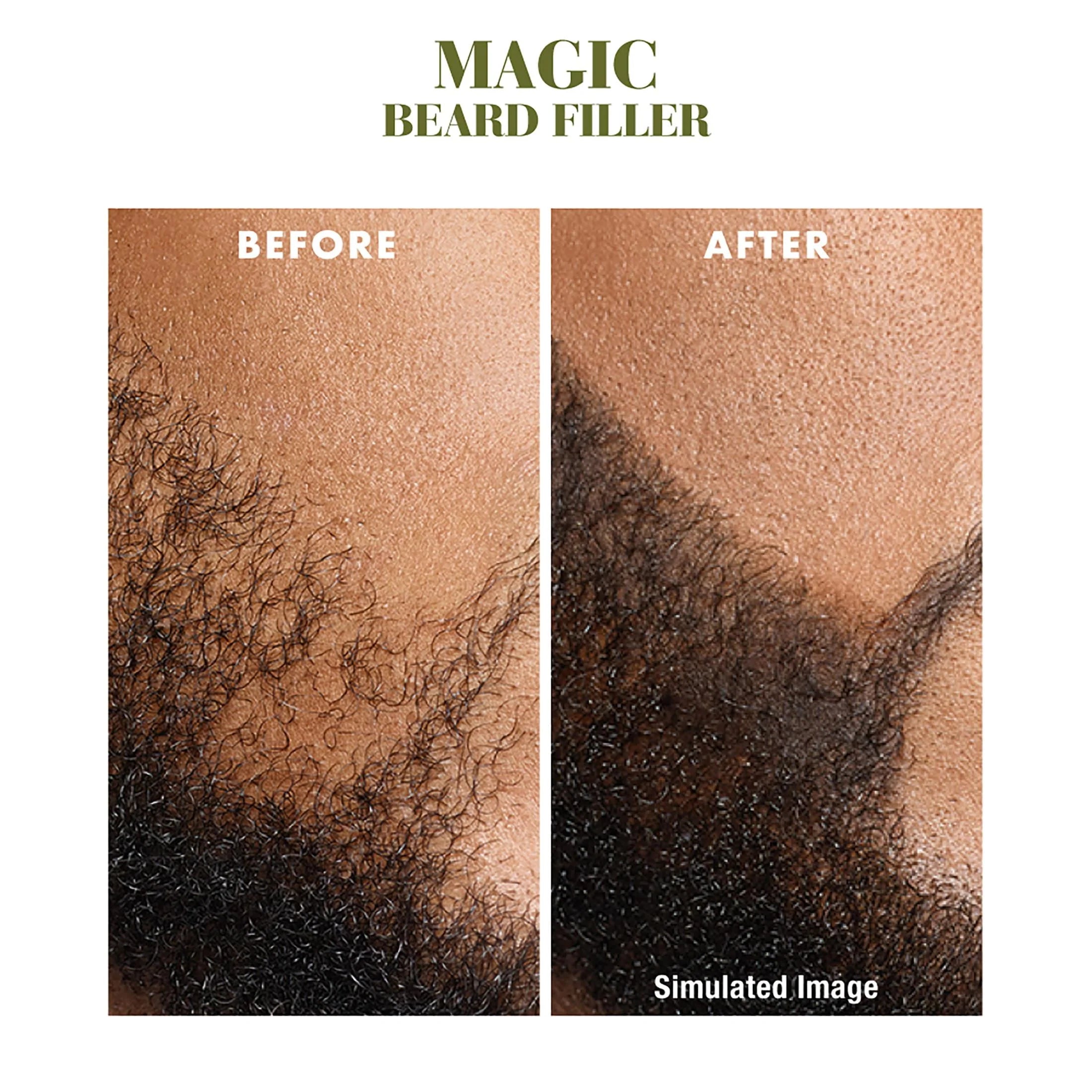 Softsheen-Carson Magic Grooming Beard Filler, Natural Black, 0.05 fl oz D50014
