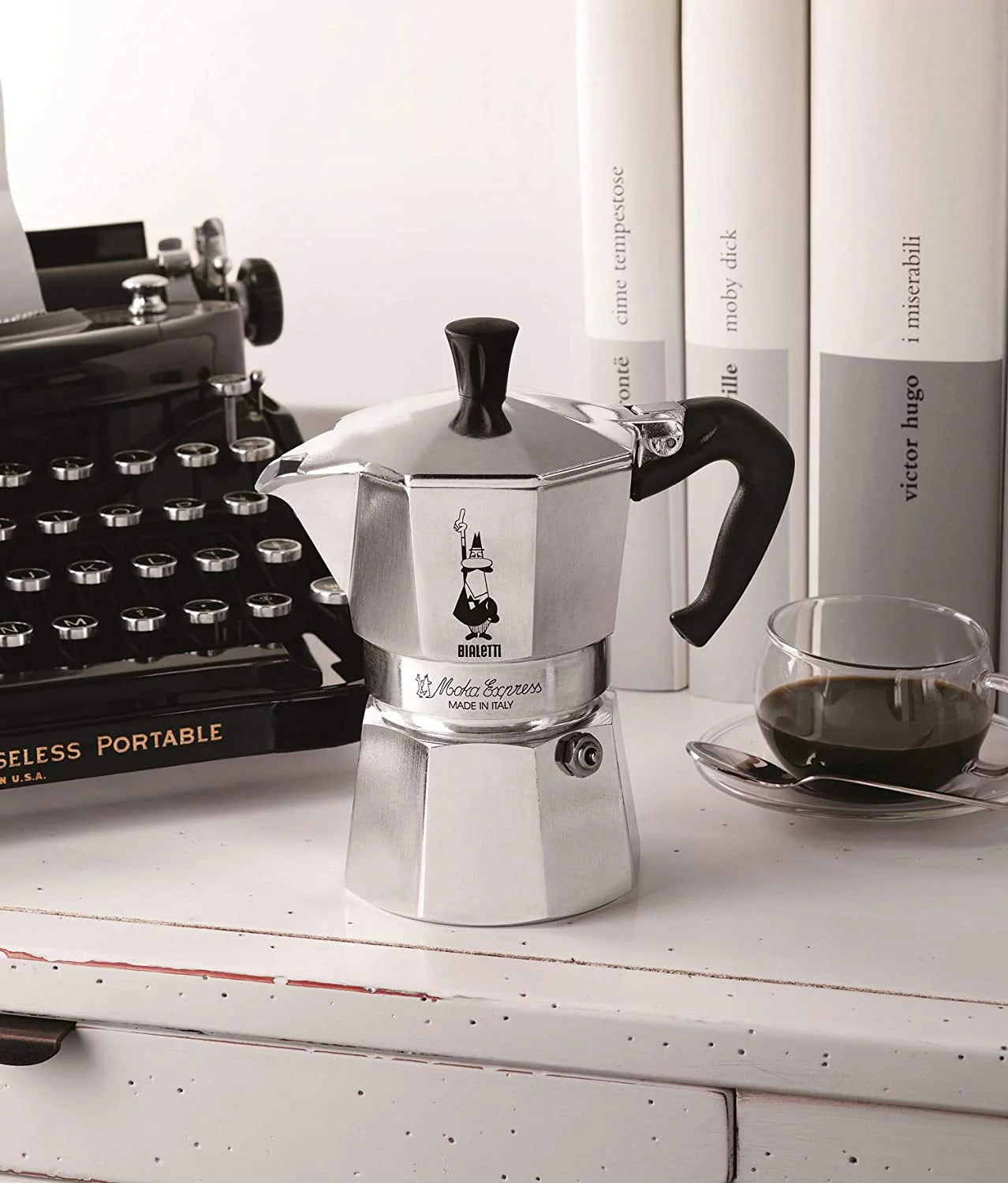 Bialetti Moka Express 12-Cup Stovetop Espresso Maker Made in Italy I447292