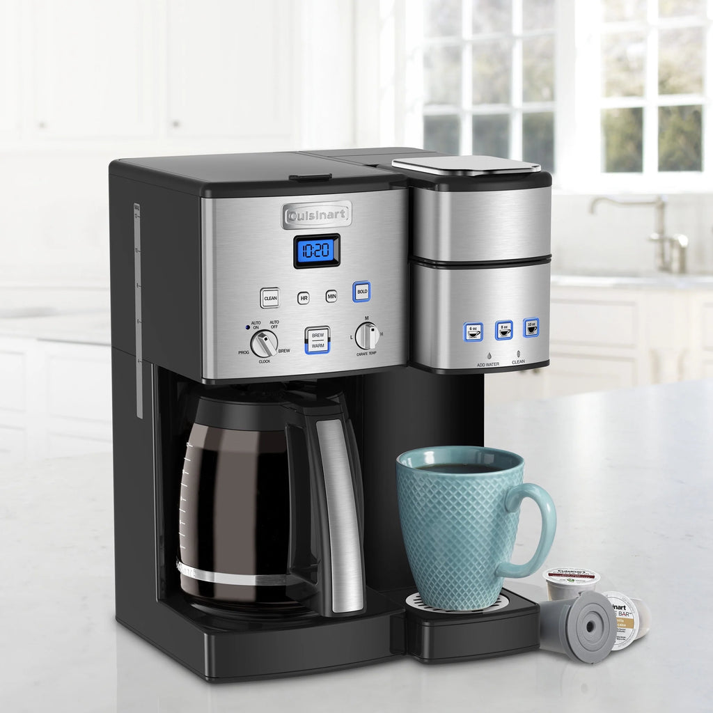 Cuisinart Coffee Center 12 Cup Coffeemaker and Single-Serve Brewer W466965