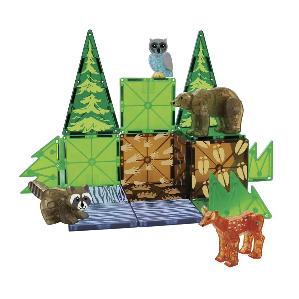 MAGNA-TILES Forest Animals 25-Piece Magnetic Construction Set R24860