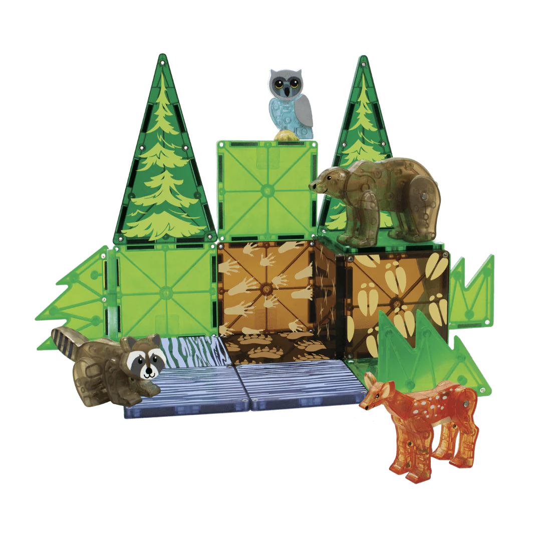 MAGNA-TILES Forest Animals 25-Piece Magnetic Construction Set R24860