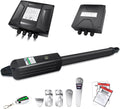 TOPENS A5131 Single Swing Gate Opener Medium Duty Automatic Gate Motor for Single Swing Gates Up to 16ft, Electric Driveway Gate Operator AC Powered with Remote Control Kit Solar Compatible