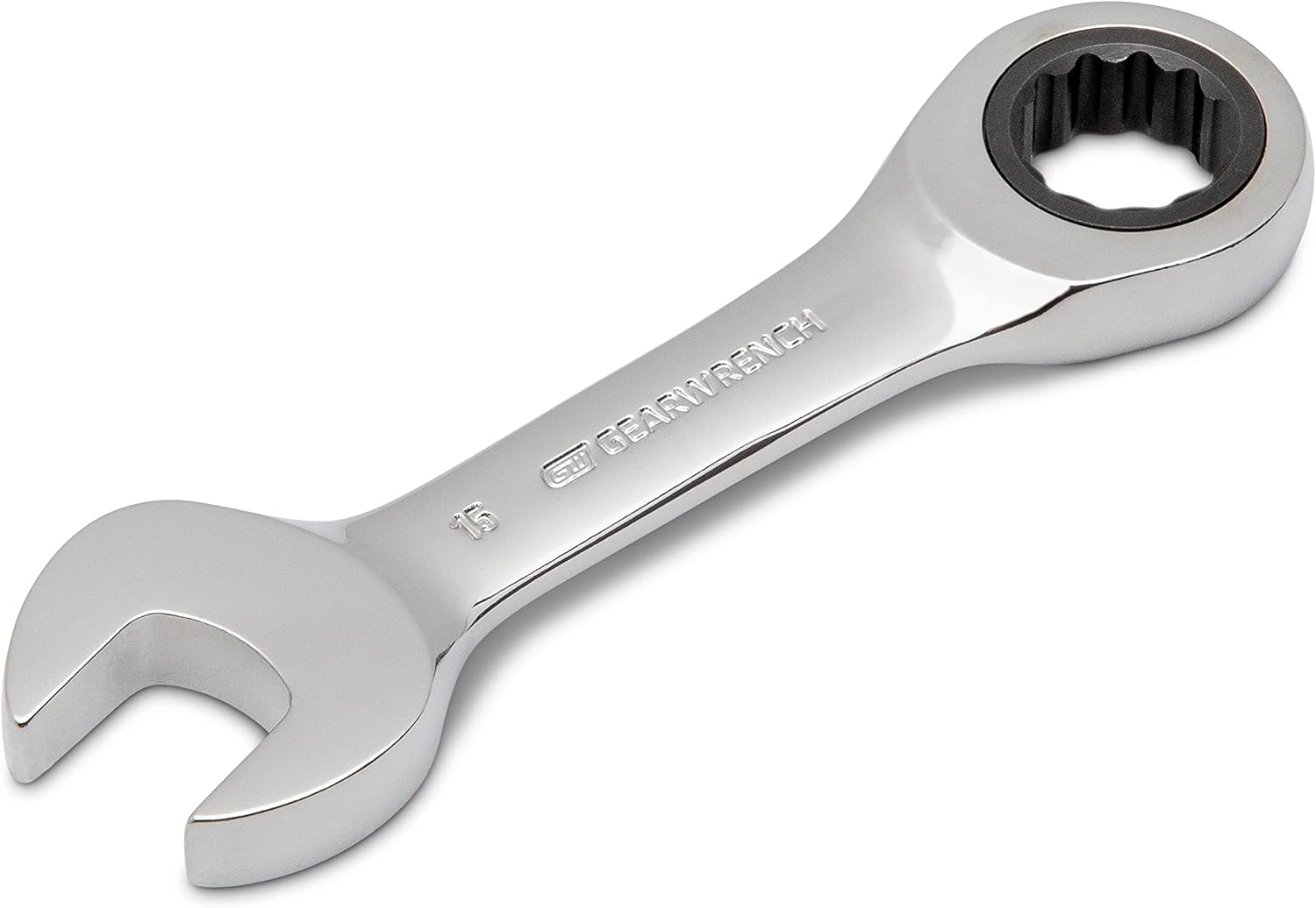 GEARWRENCH 10 Pc. Stubby Ratcheting Combination Wrench Set, Metric Q7741