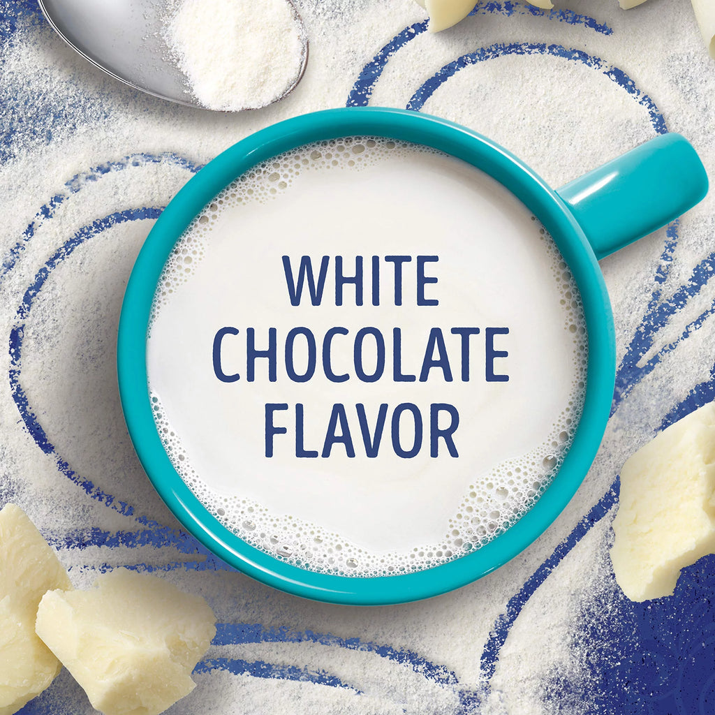 Swiss Miss Indulgent Collection White Chocolate Hot Drink Mix, 1.38 oz, 8-Count (Pack of 12) S495526