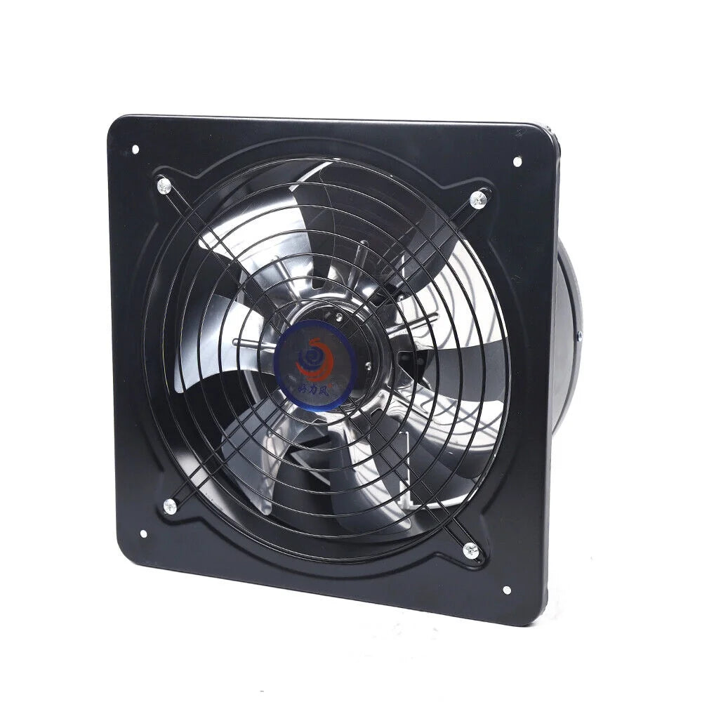 Wall Mounted 12" Kitchen Bathroom Exhaust Fan Ventilation Extractor B7287
