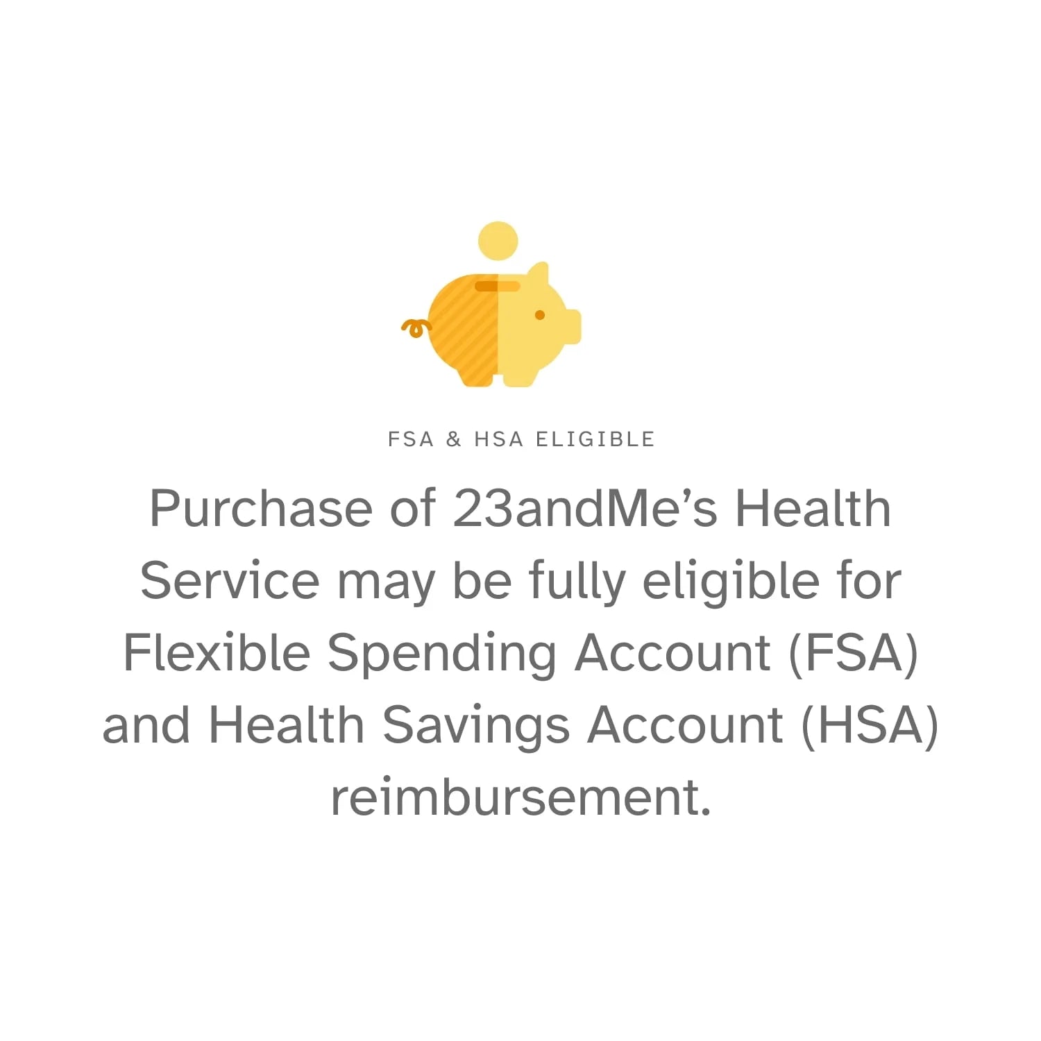 23andMe Health-Only Service FSA HSA Eligible Y37767