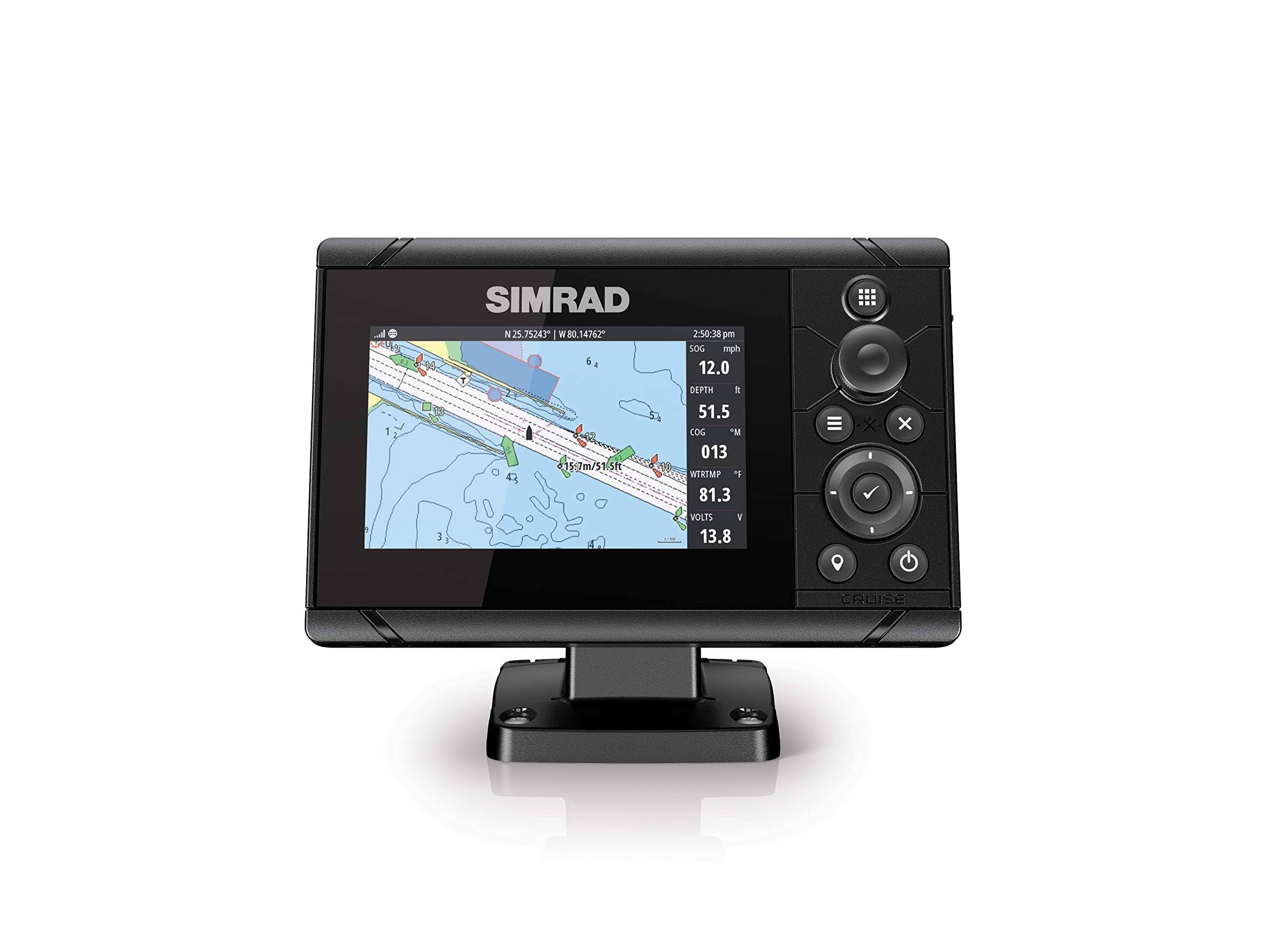 Simrad Cruise 5 US Coastal with Transom Mount Transducer G638714