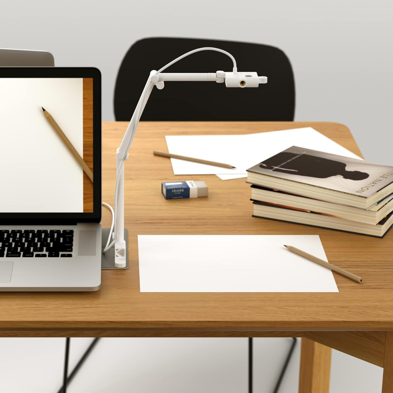 OKIOLABS OKIOCAM S USB 2-in-1 Document Camera & Webcam 1440p, Pack of 2 Z348