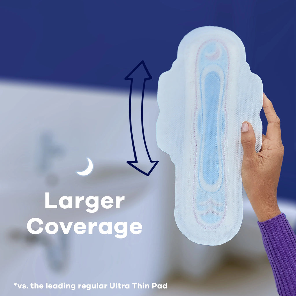 Always Ultra Thin Overnight Pads with Wings Size 4, 36 Count L6469