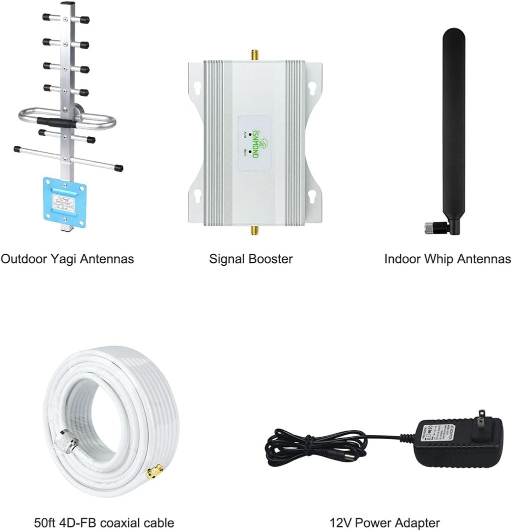 AT&T Cell Phone Signal Booster 5G 4G LTE for Home with Yagi Antennas N998