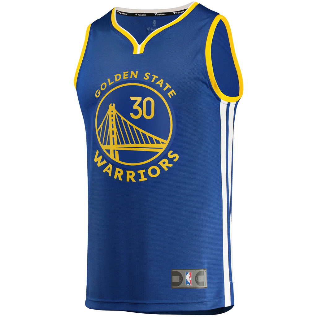 Men's Stephen Curry Golden State Warriors Fast Break Replica Jersey B259