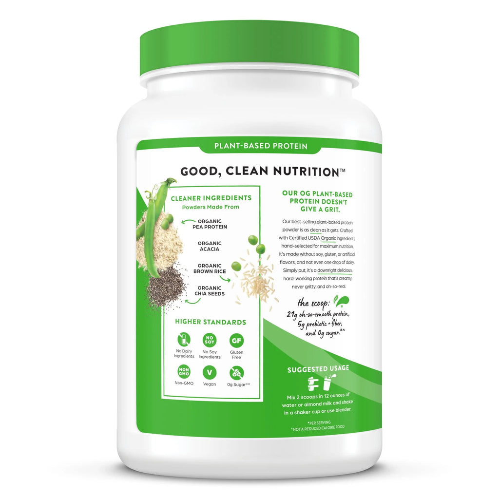 Orgain Organic Vegan Protein Powder, Vanilla Bean, 2.03lb H721719